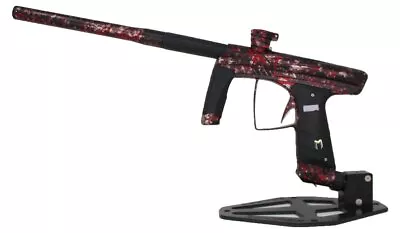 Used Macdev Prime Paintball Marker Gun W/ Case - Custom Red Black Splash • $535