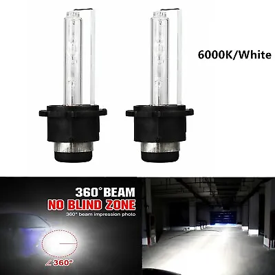 HID D2S Xenon Headlight Globes For Honda Accord Euro 2.4 CL9 Sedan 2003-2008 • $31.68