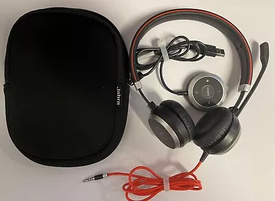 Jabra EVOLVE 40 MS Wired Stereo USB-A Headset HSC017+Link Controller ENC010+BAG • $52