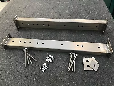 £139.99 • Buy RIB Rock Roll Seat Bed Fitting Kit Bar 112 130 150 STAINLESS STEEL Bracket T5 T6