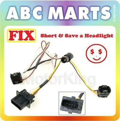 99-03 For Benz E320 E430 W210 Headlight Wire Wiring Harness Connector Kit Right • $30.70