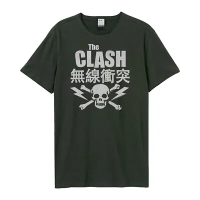£21.95 • Buy Amplified The Clash Bolt Men's Charcoal T-Shirt 