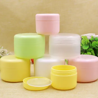 5-60pcs Sample Empty Container Jar Pot Cream Lotion Cosmetic Makeup Lip Balms • £3.04