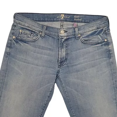 7 For All Mankind Women's Size 31 Blue Jeans The Lexie Petite Bootcut Low Rise • $41.95