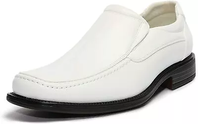 Men's Classic Dress Shoes Slip On Square Toe Oxfords Shoes Casual Shoes Loafers • $32.89