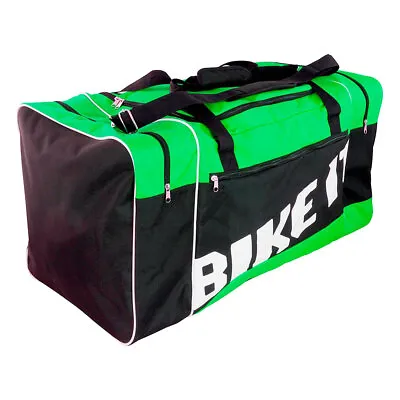 BIKE IT Green Gear Bag Motocross Gear Bag Enduro MX Travel Luggae Bag • $63.15