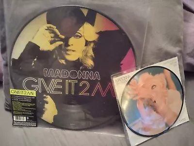 Madonna Give It To Me And Take A Bow 12  & 7  Picture Disc Lot Mad X Celebration • £34.99