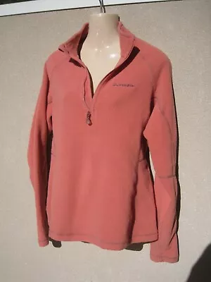 Macpac Coral Pink Womens Polartec Zip Neck Hiking/outdoor Top 10 (S) Near New • $29.50