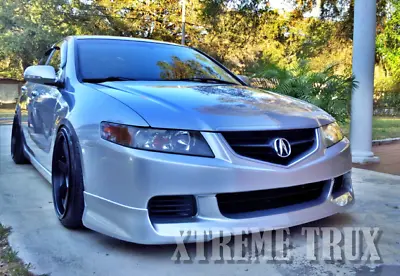 Paintable Black 04-05 Acura TSX Front Bumper Lip Skirt • $349.99