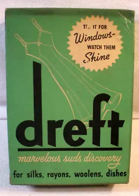 Dreft Laundry  Dish Detergent  Vintage 1950s Unopened Soap Procter & Gamble USA • $24.99