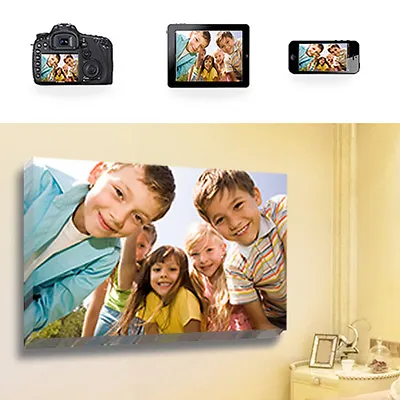 £16.49 • Buy Your Photo / Image On To Box Canvas Print 20  X 16  Inches Eco-Friendly Inks