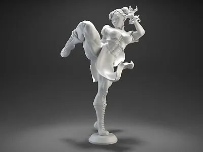 $107.75 • Buy Chun-Li Sexy Woman Unpainted Unassembled 3D Printed Resin Kit Model GK NSFW