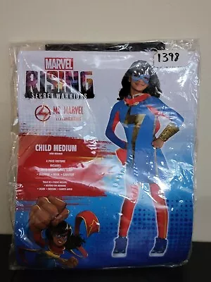 Ms. Marvel Kamala Khan Rising Secret Warriors Costume Girls Size Medium (CD) • $24.99