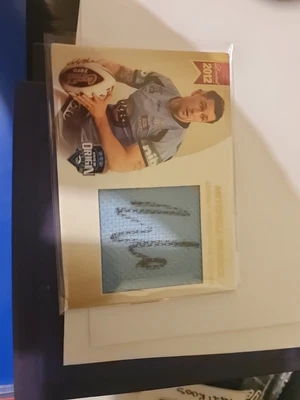$30 • Buy 2012 Limited Edition NRL - MITCHELL PEARCE #JSS-3 Jersey Signature Card BLUES