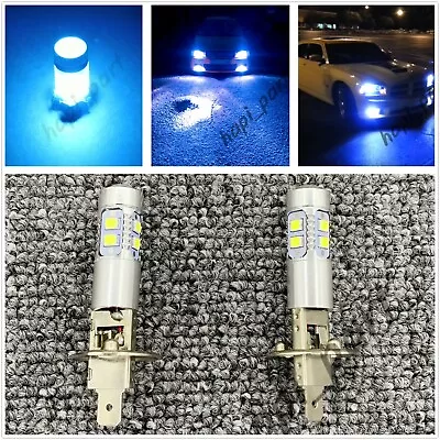 2PC H1 8000K Ice Blue 50W LED BULBS Headlight Bulbs Kit Fog Driving Light • $15.99
