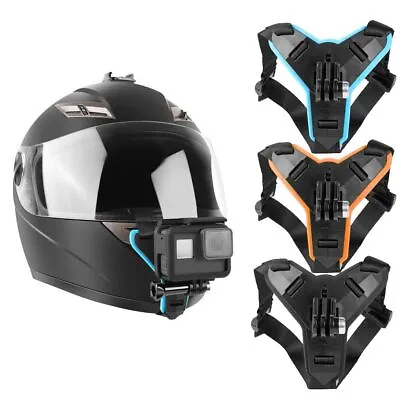 $12.59 • Buy Straps Mount Helmet Chin Stand Motorcycle For GoPro Hero 10 9 8 7 6 5 4 3