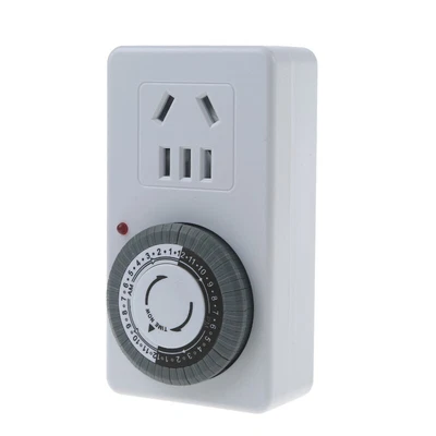 £7.56 • Buy Plug-in Mechanical Electric Outlet Timers Switch Programmable Indoor For Lamps