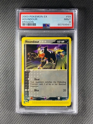 $0.99 • Buy Pokemon Card PSA 9 Mint Houndour Dragon 2003 Non Holo 59/97