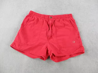 VINTAGE Ocean Pacific Shorts Mens Medium Red Surfer Beach Short 3  Inseam USA • $31.49