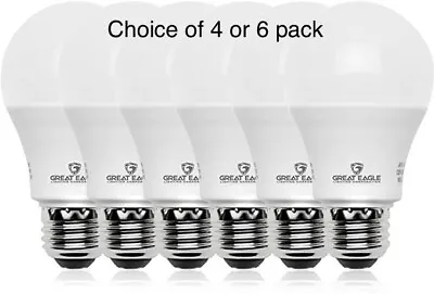 Great Eagle 100W Replacement A19 LED Bulb 2700K/3000K/4000K/5000K (4 Or 6 Pack) • $15.95