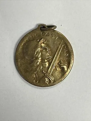 1916 FRANCE World War I WWI Battle Of Verdun They Shall Not Pass Medal • $30
