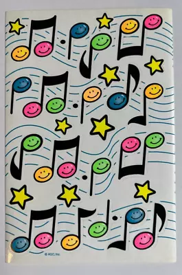 VTG Hallmark AGC Stickers Musical Music Notes Neon Rainbow Teacher Art Crafts • $2.99