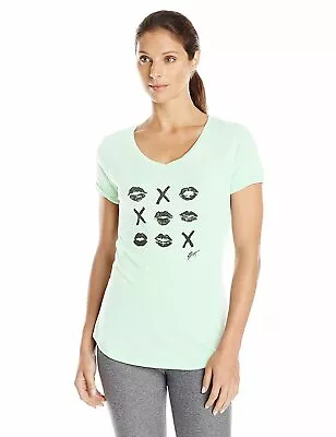 Betsey Johnson Women's Tic Tac Toe V Neck Tee • $20