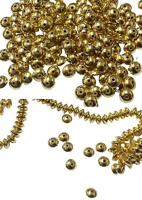 £1.90 • Buy Spacer Tibetan Golden Beads Jewellery Making Beads Spacer 4x7mm Multi Packs P&P
