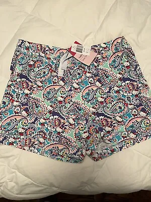 Vera Bradley Hello Kitty Pajama Shorts With Pockets! Size Large Limited Edition • $75