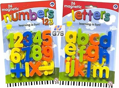 Kids Magnetic Letters Alphabet & Numbers Fridge Magnets Toys Fun Learning School • £3.99