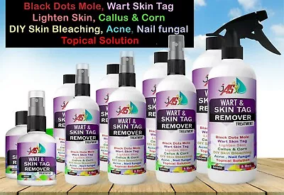 Skin Tag Remover Wart Black Dot Tag Acne Nail Fungal Treatment Pain Free UK • £4.99