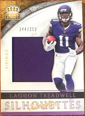 2016 Crown Royale Jumbo Rookie Silhouette Jerseys PINK Laquon Treadwell #38 • $5.91