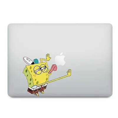 SpongeBob Lick “So Clean” Custom Funny MacBook Phone Vinyl Decal Sticker • $7.50