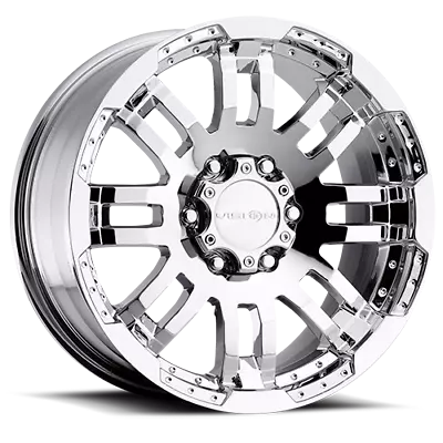 1 New 16x6.5 Vision 375 Warrior Chrome 5x130 ET45 Wheel Rim • $223.07