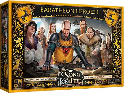 A Song Of Ice And Fire Tabletop Miniatures Baratheon Heroes I Box Set - Leaders  • $52.42