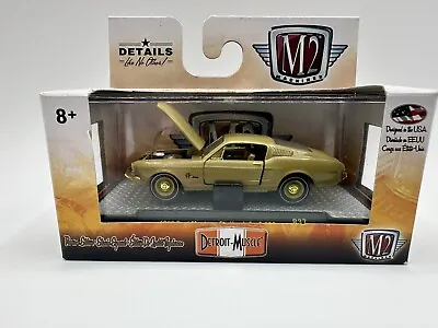 M2 Machines DETROIT MUSCLE 1968 Ford Mustang Fastback 2+2 200 Chase 1/750 R37  • $35