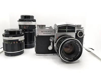 Miranda Sensorex & Lens Bundle - 50mm & 28mm - 35mm Film Camera  - Tested Works • $80