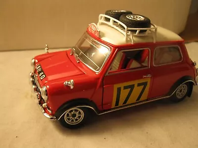 1:24 FRANKLIN MINT 1967 MORRIS MINI COOPER S MONTE CARLO Rallye B11XN61 MIB • $179
