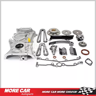 Timing Chain Kit Oil Pump Fit 91-99 Nissan Sentra 200SX NX 1.6L Engine GA16DE • $244.99