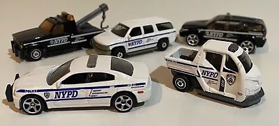 Matchbox 5-Pack - 2016 NYPD Police Rescue New York 1/64 Diecast Cars Tow Trucks • $0.99