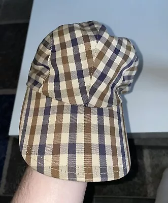 Rare Vintage Aquascutum V Check Hat Cap • £345