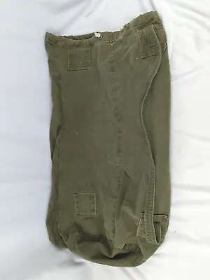Vintage Military Issue Drawstring Duffle Clothing Bag • $31