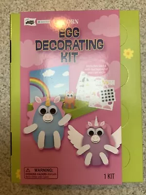 Unicorn Egg Decorating Kit Includes Stand With Background You Can Etch Nib • £2.28