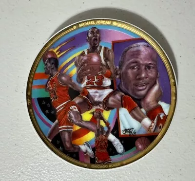 1991 Michael Jordan Sports Impressions 4” Mini Collectable Plate • $9.95