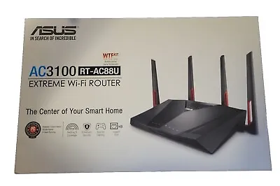 ASUS AC3100 1000 Mbps 8 Port 2167 Mbps Wireless Router (RTAC88U) • $129.99