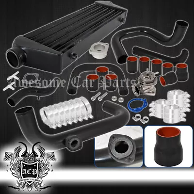 For 92-95 Civic Bolt-On Piping Kit+Turbo Charger Sport Intercooler+Silicone Hose • $205.99
