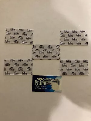 $2.25 • Buy 5 Double Edge Razor Blades, Dorco Prime Platinum Precision Quality Blades