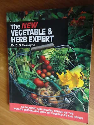£7 • Buy The VEGETABLE AND HERB Expert Book Dr. D. G. Hessayon 1997 Paperback RARE