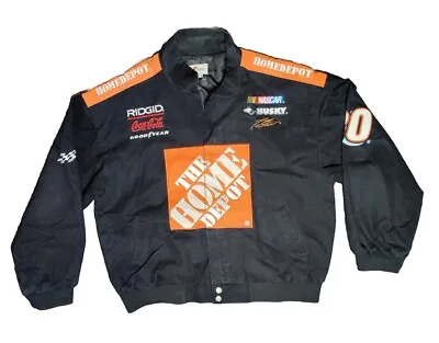 Vintage Chase Authentics Tony Stewart #20 Home Depot Nascar Racing Jacket XXL • $74.88