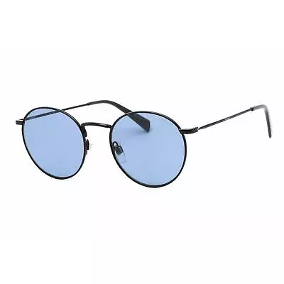 Levi's Unisex Sunglasses Full Rim Black/Grey Metal Round Frame LV 1005/S 008A KU • $27.05